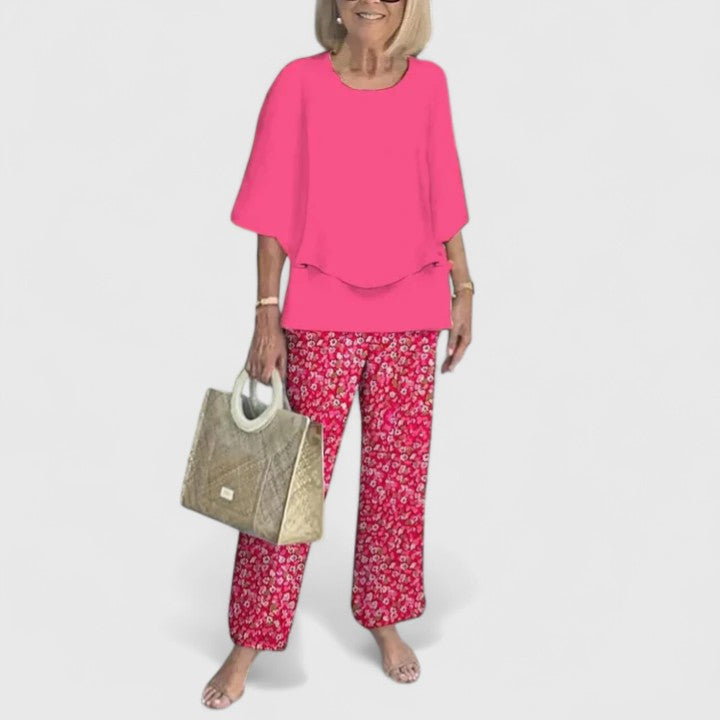 Two-Piece Set Women Regular Fit Casual Elegant