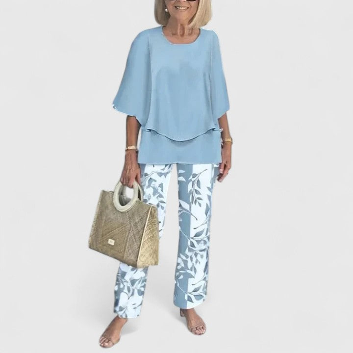 Two-Piece Set Women Regular Fit Casual Elegant