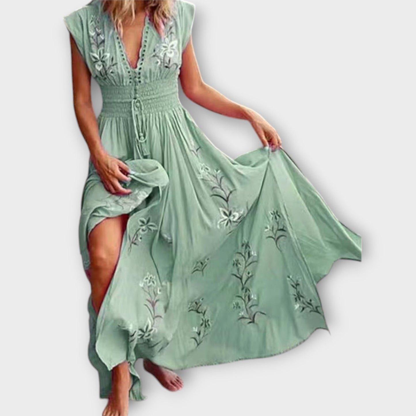 Maxi Dress Women Slim Fit Boho Casual Summer