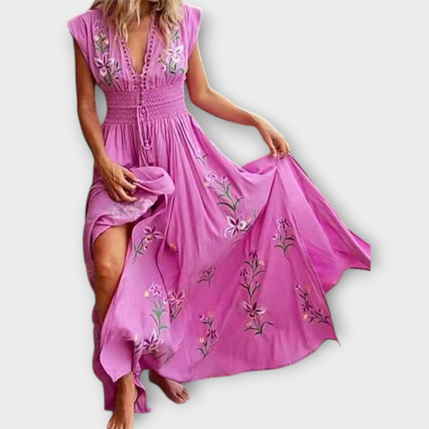 Maxi Dress Women Slim Fit Boho Casual Summer