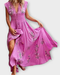 Maxi Dress Women Slim Fit Boho Casual Summer