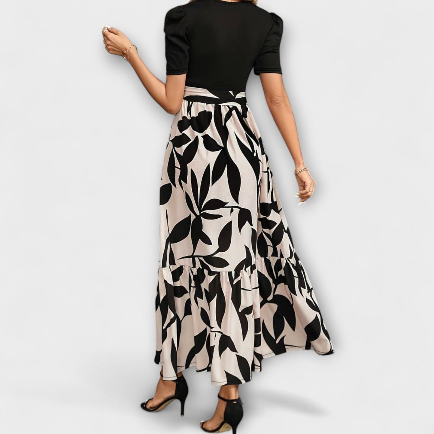 Maxi Dress Women Slim Fit Business Casual Elegant