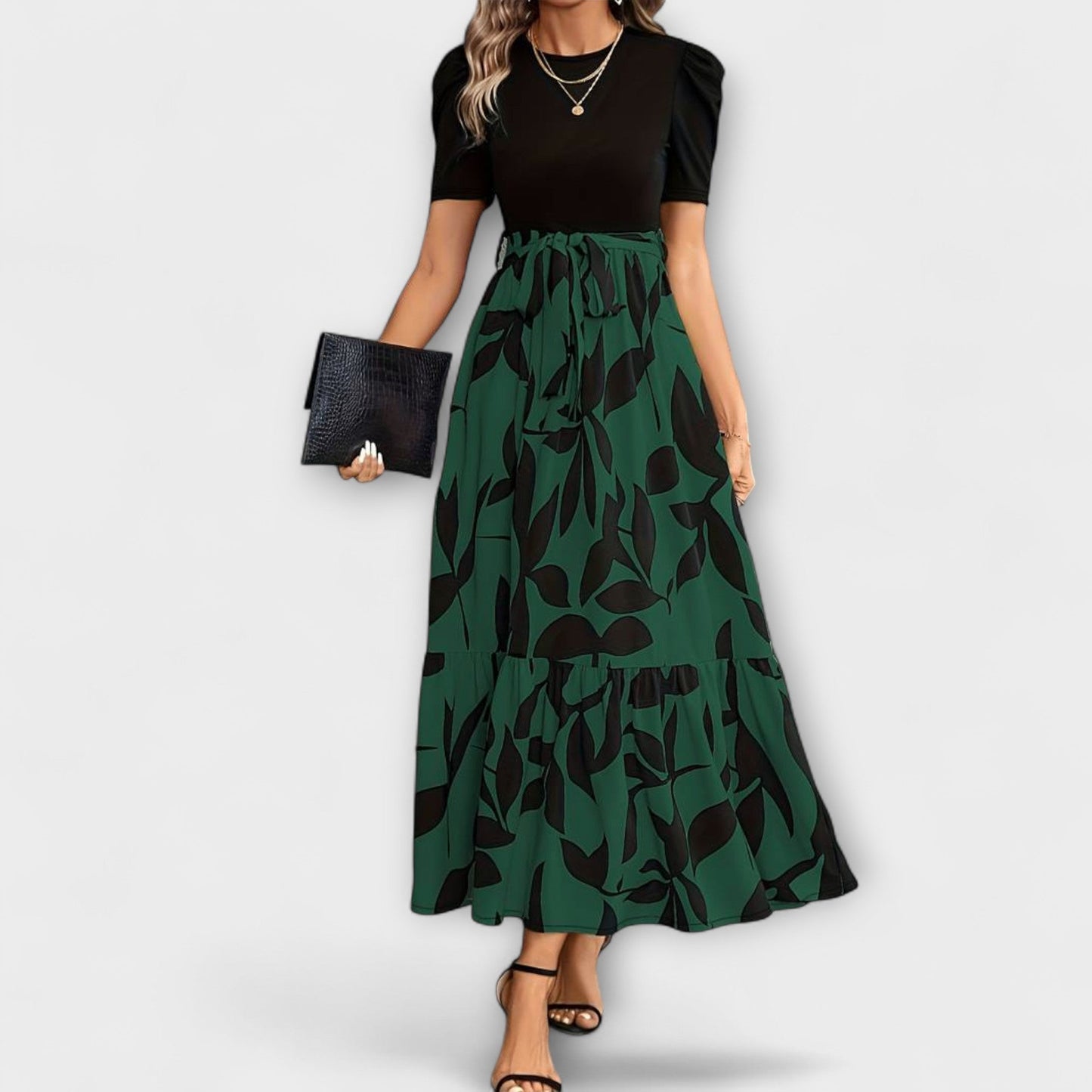 Maxi Dress Women Slim Fit Business Casual Elegant