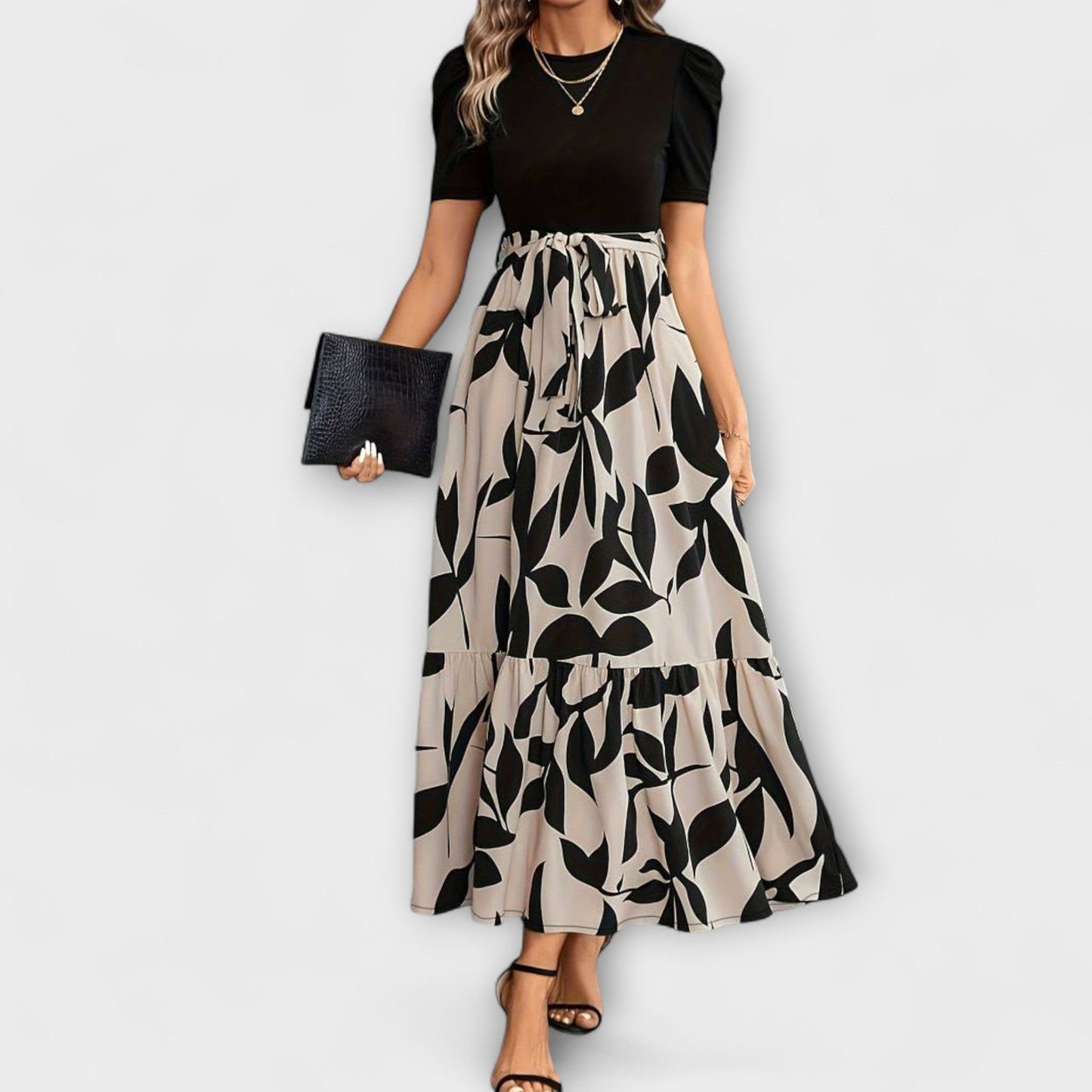 Maxi Dress Women Slim Fit Business Casual Elegant