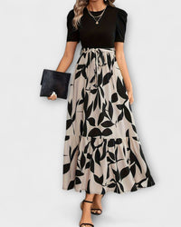 Maxi Dress Women Slim Fit Business Casual Elegant