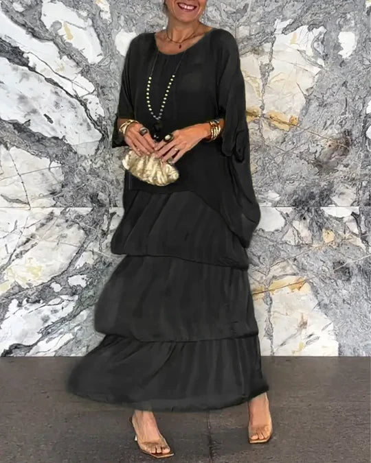 Maxi Dress Women Relaxed Fit Elegant Summer Evening