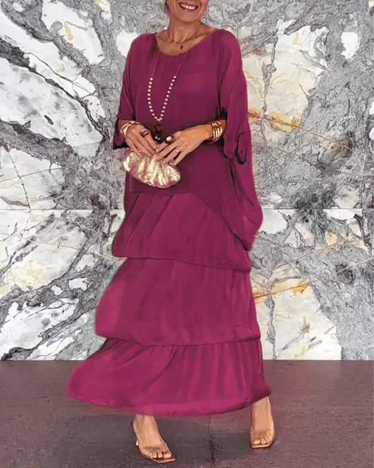 Maxi Dress Women Relaxed Fit Elegant Summer Evening