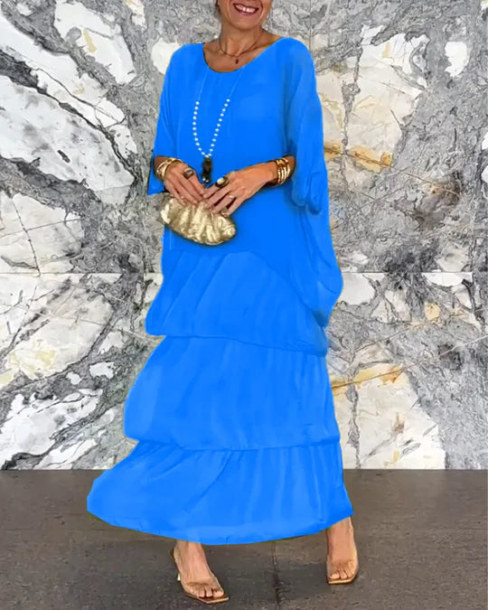 Maxi Dress Women Relaxed Fit Elegant Summer Evening