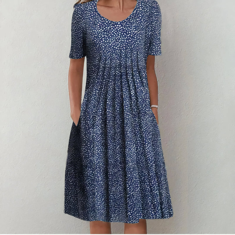 Dress Women Regular Fit Casual Elegant Floral