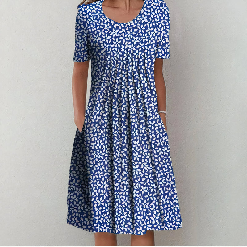 Dress Women Regular Fit Casual Elegant Floral