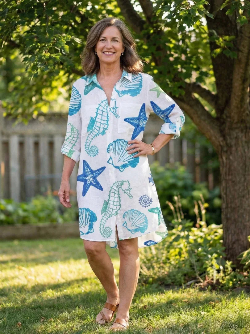 Shirt Dress Women Relaxed Fit Casual Summer