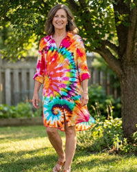 Shirt Dress Women Relaxed Fit Casual Summer