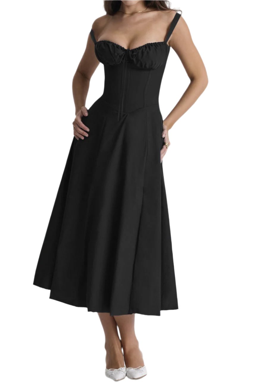 Strapless Waist Dress Women Slim Fit Casual Summer