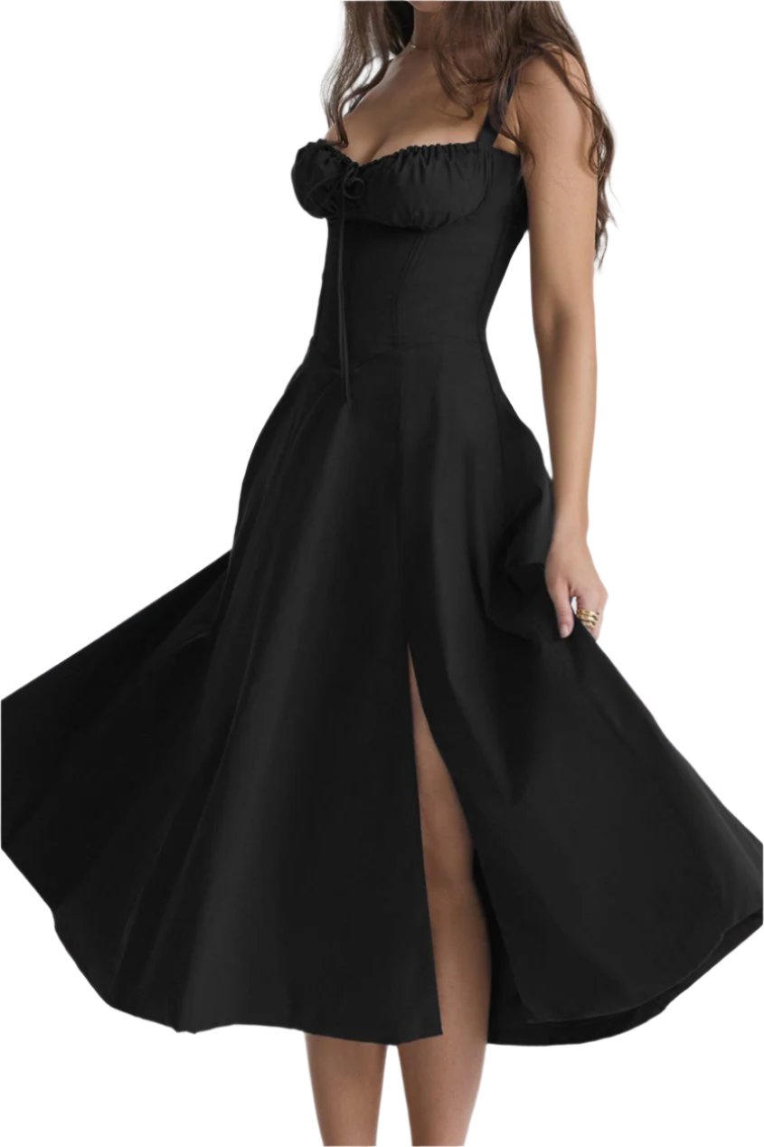 Strapless Waist Dress Women Slim Fit Casual Summer
