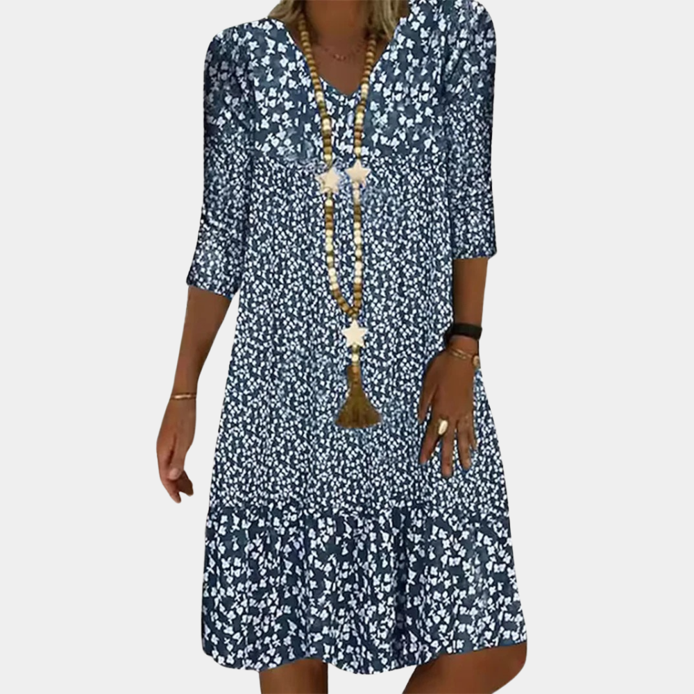 Midi Dress Women Regular Fit Casual Summer
