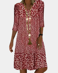 Midi Dress Women Regular Fit Casual Summer