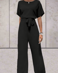 Wide-Leg Jumpsuit Women Relaxed Fit Casual Summer