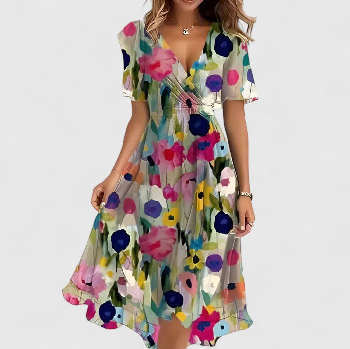 Short Dress Women Slim Fit Leisure Summer
