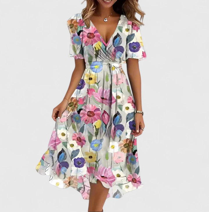 Short Dress Women Slim Fit Leisure Summer