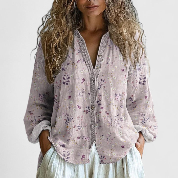 Blouse Women Regular Fit Casual Autumn