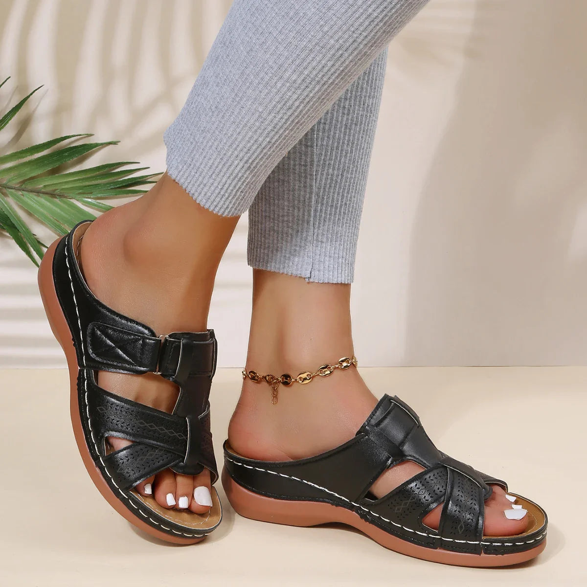 Women’s Adjustable Strap Sandals Summer Casual Comfortable Fit