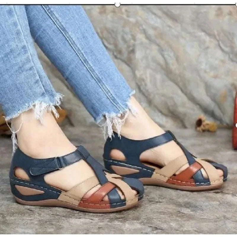 Adjustable Strap Sandals Women Regular Fit Casual Summer