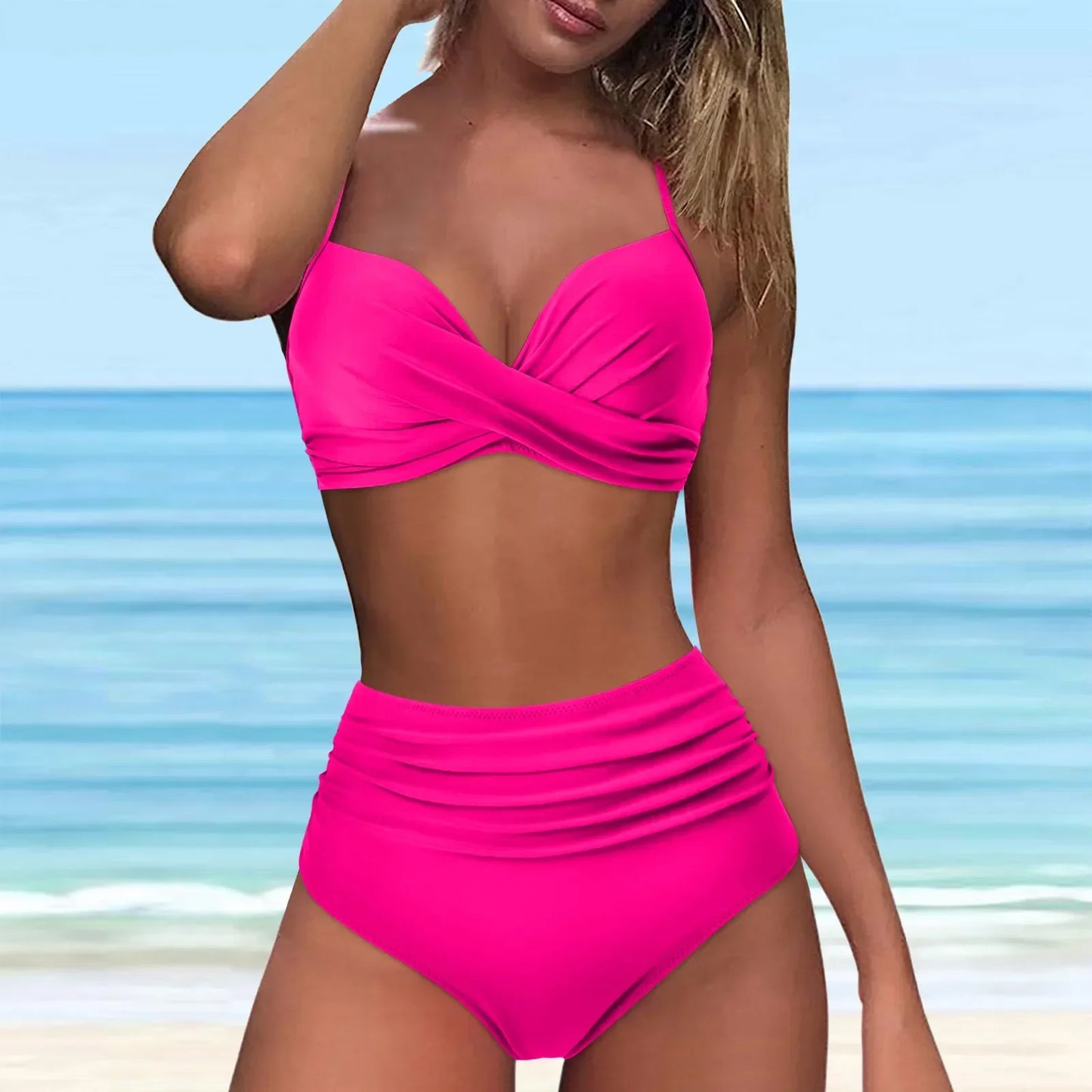 Two-Piece Swimsuit Women Slim Fit Summer Casual Elegant