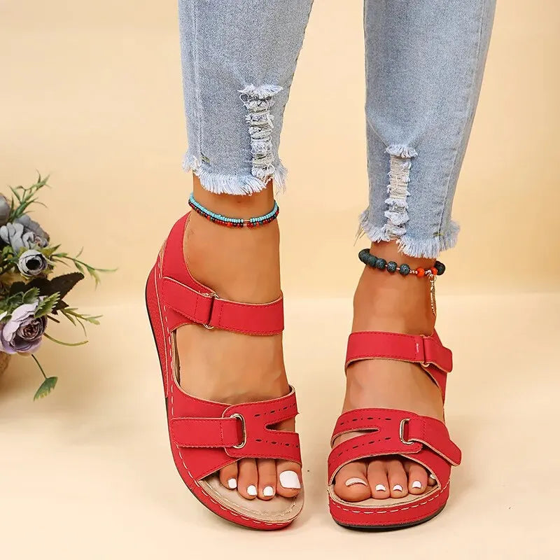 Summer Sandals Women Adjustable Straps Casual Comfortable