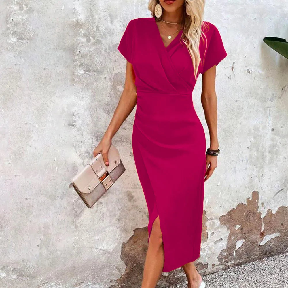 Casual Mini Dress Women Relaxed Fit Summer
