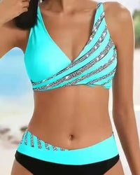 Two-Piece Swimsuit Women Classic Fit Summer Beachwear
