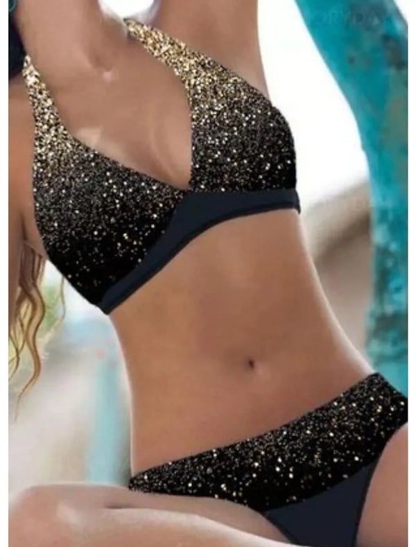 Two-Piece Push-Up Swimsuit Women Regular Fit Summer Beachwear