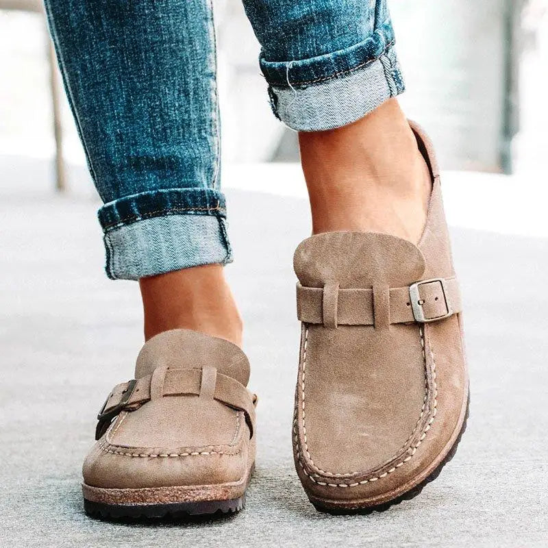Loafers Women Regular Fit Casual with Decorative Buckle