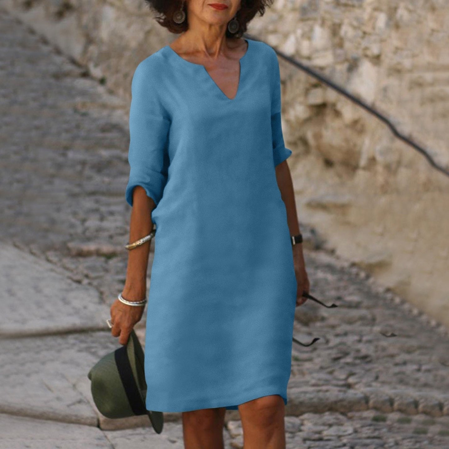 Summer Dress Women Regular Fit Casual