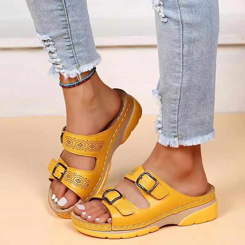 Women Sandals Adjustable Straps Casual Summer Comfort