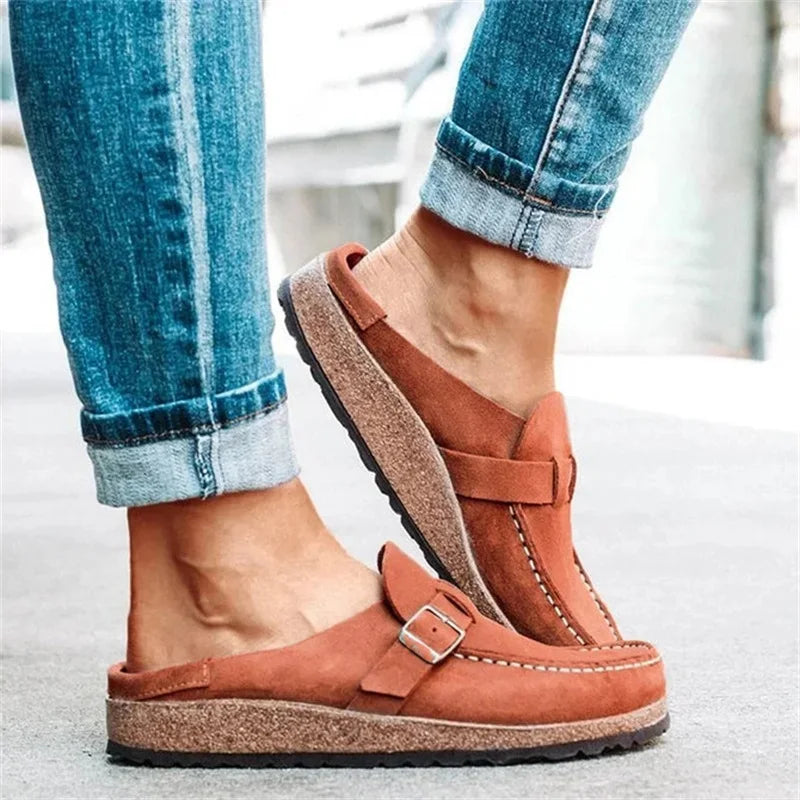 Loafers Women Regular Fit Casual with Decorative Buckle