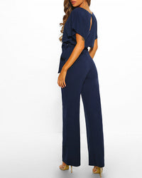 Jumpsuit Women Tailored Fit Wide Leg Casual Summer