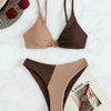 Two-Tone Bikini Women Slim Fit Summer Leisure