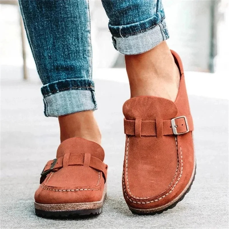 Loafers Women Regular Fit Casual with Decorative Buckle
