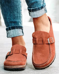 Loafers Women Regular Fit Casual with Decorative Buckle