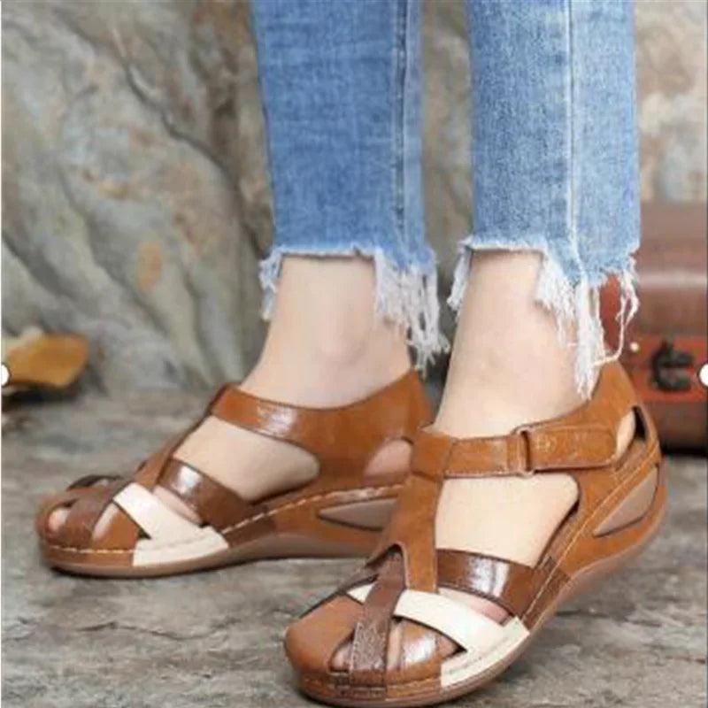 Adjustable Strap Sandals Women Regular Fit Casual Summer