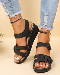 Summer Sandals Women Adjustable Straps Casual Comfortable