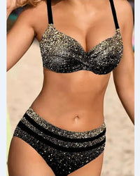 Two-Piece Swimsuit Women Push-Up Summer Beachwear