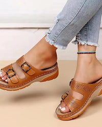 Women Sandals Adjustable Straps Casual Summer Comfort