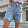 High Waist Shorts Women Slim Fit Casual Summer