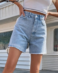 High Waist Shorts Women Slim Fit Casual Summer