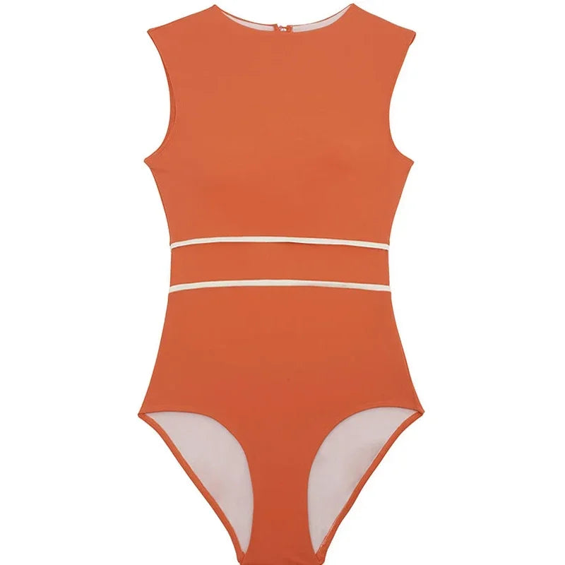 One-Piece Swimsuit Women Shaping Waist Full Coverage Summer