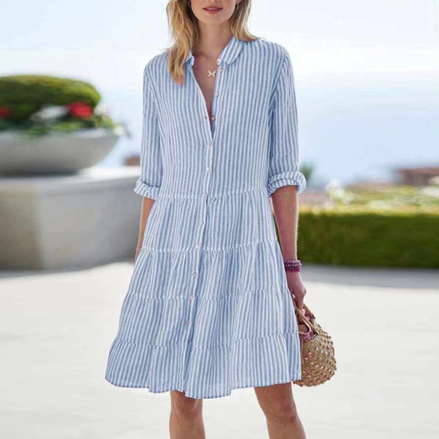 Summer Dress Women Regular Fit Casual Elegant