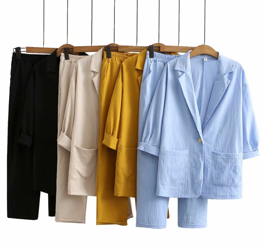 Summer Combo Set Women Relaxed Fit Casual Stylish