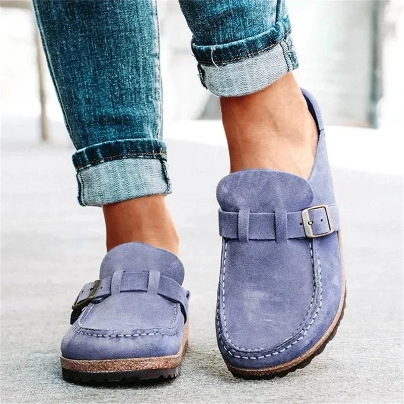 Loafers Women Regular Fit Casual with Decorative Buckle