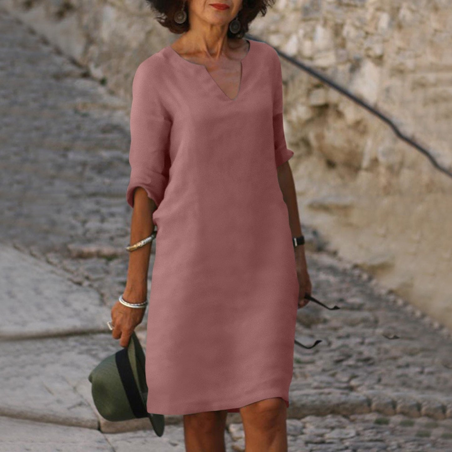 Summer Dress Women Regular Fit Casual